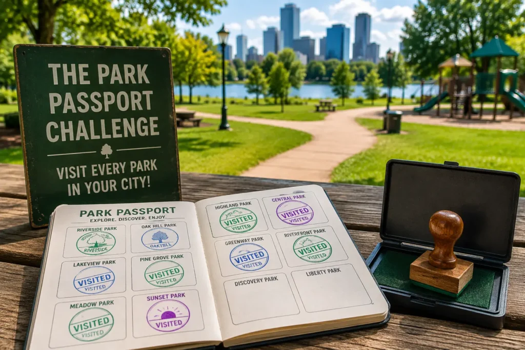 The Park Passport Challenge: Visit Every Park in Your City Park passport challenge for exploring local parks