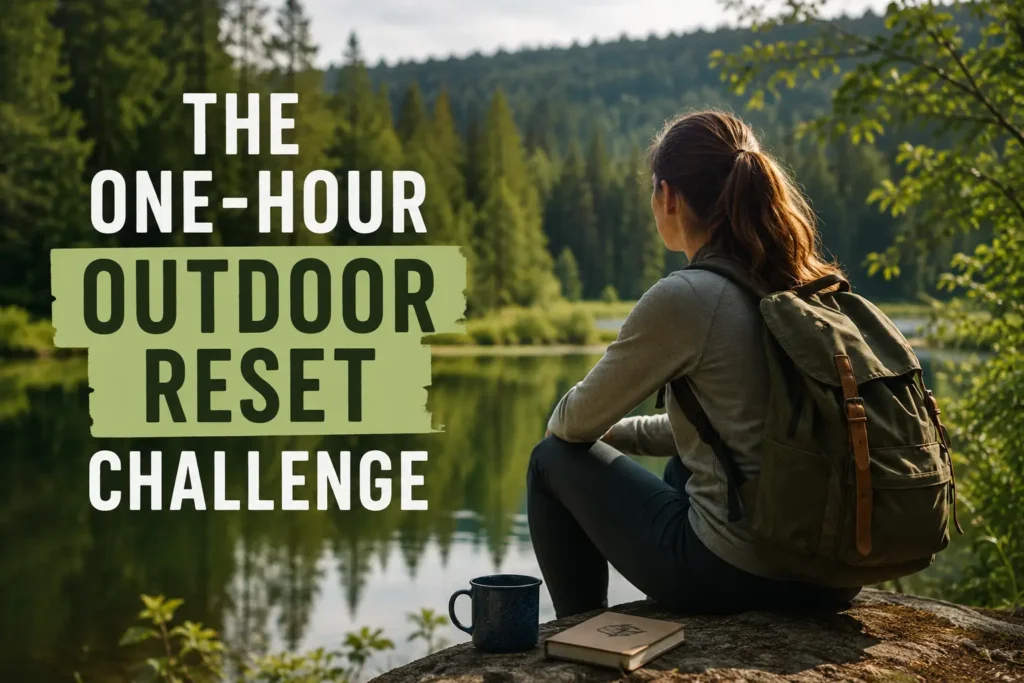 The One-Hour Outdoor Reset Challenge: Spend 60 Minutes Outside This Week One-hour outdoor reset challenge