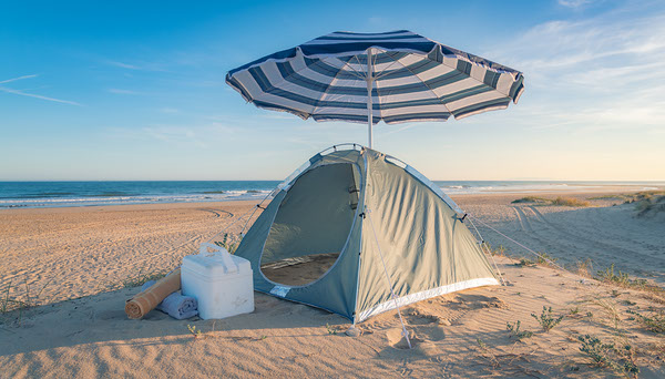 Pop-Up Beach Shelter vs Beach Umbrella: Which Offers Better Shade? Beach shade shelter and beach umbrella