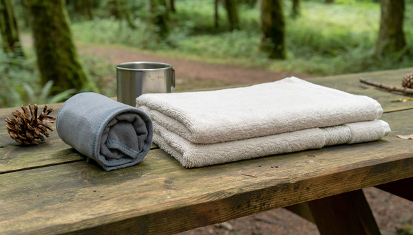 camp towel vs cotton outdoors