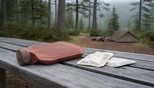 hot water bottle vs warmers at campsite