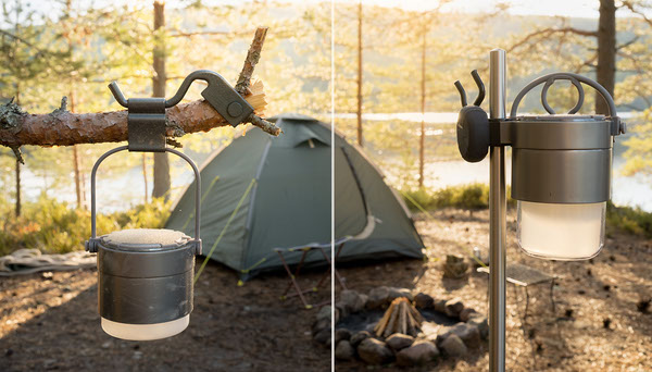 Lantern Hanger vs Magnetic Hook for Camping Lights Lantern Hanger vs Magnetic Hook for Camping Lights illustrative image