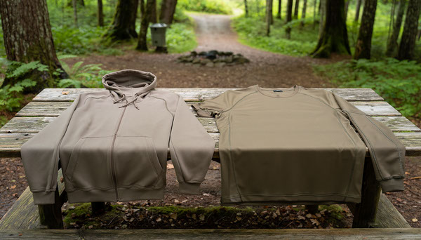 Sun Hoodie vs Long-Sleeve Shirt for Hiking Sun Hoodie vs Long-Sleeve Shirt for Hiking editorial illustration